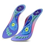Orthopädische Akupressur-Einlegesohlen für Männer & Frauen, Reflexzonenmassage Fußeinlagen zur Schmerzlinderung, bequeme Unterstützung für den täglichen Gebrauch (Neue, M(40-43))