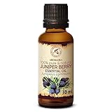 Ätherisches Wacholderbeeren Öl 30ml - Juniperus Communis - Raumduft - Nadelaroma - Wacholderbeerenöle für Luftbefeuchter - Aromatherapie - Duftlampe - Diffuser - Raumbeduftung - Entspannung - Sauna