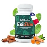 ExiSlim - Nachhaltiges Abnehmen, Stoffwechsel anregen, Enthält Perilla, Curcuma, Vegan, Fettverbrenner, Schlankmacher, Schnell Abnehmen, Starker Fatburner (1)