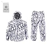 Darringls Ghillie Anzug 3D Blatt Tarnanzug Jagdanzüge Camouflage Woodland Hunting Geely Suits Für Jagd Verdeckt Festschmuck 3D Leaf Ghillie Anzug Anzüge Suit