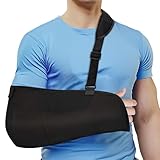 Universelle Armschlinge Schulter Rechts und Links, Einstellbar Armschlinge mit Atmungsaktivem Mesh für Gebrochenes Handgelenk, Ellenbogen, Arm, Ausgerenkte Schulter