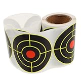 ibasenice 1 Rolle Splatter-zielaufkleber Zielübung Agilitätsziele Bespritzende Ziele Entfernungsziele Papierziele Zum Schießen Splatter-ziele Für Ziel Zielpaster Aufkleber + Spritztinte