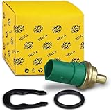 HELLA 6PT 009 107-141 Sensor, Kühlmitteltemperatur - 12V - 4-polig - gesteckt - mit Dichtung - mit Sicherungsring, grün