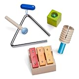 HABA 305922 - Klangspiel-Set Klangfreude, Klangspielzeug ab 2 Jahren, made in Germany, Bunt