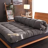 JIXINHEKEJI Japanische Futon -matratze In Voller Größe, Faltbare Roll -up -futon -matratze, Tragbares Schlafpad Für Wohnheimstillstand(Size:180x200cm)