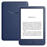 Zertifiziert und generalüberholt Kindle (2022) – Der bisher leichteste und kompakteste Kindle, jetzt mit hochauflösendem 6-Zoll-Display mit 300 ppi und doppelter Speicherkapazität | Mit Werbung | Blau