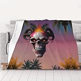 WZYCWB Pink Flame Flanelldecke, bedruckt, 203,2 x 152,4 cm, 76,2–203,2 cm, warme Decke für den Herbst und Zuhause und eine tragbare Reisedecke.