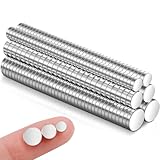 330 Stück Magnete Stark 3 Größe 100 Stück 5x1mm 110 Stück 4x1.5 mm 120 Stück 3x1mm Neodym Magnete Extra Stark, Magnete Stark Groß Runde Starker Magnete für Kühlschrank, Whiteboard, Magnettafel, Büro