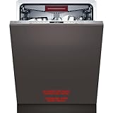 NEFF S297TCX00E, N 70, XXL-Smarter Geschirrspüler Vollintegriert, 60 cm, 6 Programme und für eine tiefe und effektive Reinigung, 14 Maßgedecke, höhenverstellbarer Oberkorb, Made in Germany