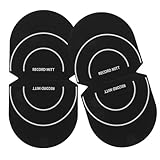 TOKIDNY 2 Stück Antistatische Schallplatten Handschuhe Vinyl schutzclips für Sichere Fettfreie Plattenhandhabung Schmutzabweisend und Praktisch für Dj und Sammler