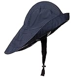 Modas Südwester aus PVC mit Innenfutter, Größe:XXL, Farbe:navyblau