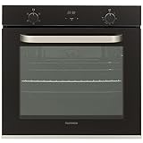 Telefunken Backofen Einbaugerät | Einbaubackofen ohne Kochfeld | Ofen autark mit 73 Liter Volumen | 60 cm | 5 Betriebsarten | Edelstahl | Umluft/Ober-Unterhitze | Einfache Reinigung | B-OV-75-A-I