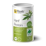 Raab Vitalfood® Naturland Bio Hanfprotein Pulver (500 g) - Protein-Pulver mit 50% pflanzlichem Protein, Hanfsamen aus Bio-Anbau in Österreich, enthält natürlicherweise Eisen und Magnesium