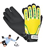 Torwarthandschuhe für Kinder, 1 Paar junge Torwarthandschuhe | Sport Fußball gepolstert atmungsaktiv für Training Schule Wettkampf