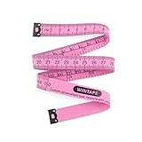 WINTAPE Schneidermaßband/Maßband Körper/Masband körpermaße/Körpermaßband, 150cm Maßband (Rosa)