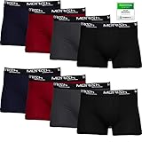 Merish Boxershorts Herren Mehrfarbig Retroshorts 8er Set Modell 216b XL