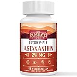 Rapsdayci Liposomales Astaxanthin Weichkapseln -NON GMO - 60 Softgel-Kapseln für den täglichen Bedarf (60 Stück (1er Pack))
