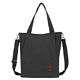 TANTOMI Shopper Tasche Damen Umhängetasche Mittelgroß Groß Mit Reißverschluss, Tote Bag Arbeitstasche Handtasche Schultertasche für Arbeit, Reisen, Einkaufen, Schule Und Alltag