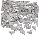 Warmhm 200 Stück simulierter Ziegel Puppenhaus-Steine gefälscht winzig Zubehör Ziegel für den Garten Mini-Bausteine Sandtisch Ziegeldekore DIY Mini-Gartenziegel Backsteinlandschaft Ton