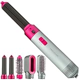 ProfiCare® Warmluftbürste | 4in1 Hairstyler für Locken, Volumen, Glätten und Trocknen | 1000W Rundbürstenföhn | Föhnbürste 3 Stufen | inkl. Organizer für Aufbewahrung | Airstyler PC HAS 3132 pink