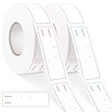 1000 Pcs Gefrieretiketten zum Beschriften, 75 x 25mm Gefrieretiketten Selbstklebend Ablösbar Wasserfeste Gefrierdosen Etiketten Küchenetiketten für Lebensmittelbehälter Gläser Marmelade