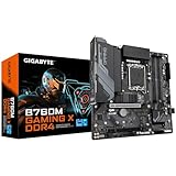 GIGABYTE B760M GAMING X DDR4 Motherboard - Unterstützt Intel Core 14. Generation CPUs, 8+1+1 Phasen Digital VRM, bis zu 5333MHz DDR4 (OC), 2xPCIe 4.0 M.2, 2.5GbE LAN, USB 3.2 Gen2