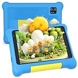 MUISOO Tablet für Kinder, Tablet mit 7 Zoll (17,8 cm) für Kinder, 5 GB RAM + 32 GB ROM, 128 GB Expand, Kindersteuerung, Software für Kinder vorinstalliert, Dual-Kamera (blau)