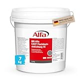 7 kg Alfa Flachdachabdichtung Easy 1K Eimer mit 7 kg Beutel Profi-Qualität im Eimer Flüssigdichtstoff Dach- & Garagenabdichtung Terrasse Carport für vertikale und horizontale Oberflächen