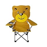 Kinder Anglersessel Campingstuhl Faltstuhl Anglerstuhl Motiv wählbar mit Tasche, Kinder Anglersessel:Bär