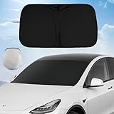 FREESOO Sonnenschutz Auto Frontscheibe, Innen- Faltbarer Sonnenschutz Scheibe Auto Frontscheibe, Frontscheibenabdeckung Auto Sonnenschutz Block Autofrontscheibeabdeckung Sonnenblende 140x70cm