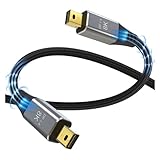 OMTUWORZ 8KMini DP HD-Kabel 8K/60Hz 4K/144Hz Audio- und Videokabel(2m)