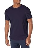 Kenneth Cole Herren Essential Active Rundhalsausschnitt T-Shirt, Marineblau, L