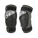 O'NEAL Knie und Schienbeinprotektor Drop Knee Guard Knieschoner MTB & BMX I MTB BMX Mountainbike DH FR I Grau Weiß I Größe M