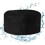 Abdeckung für Feuerschale für den Außenbereich, Abdeckung für Feuerschalen – wasserdichte 210D robuste runde Feuerschalen – schwarzer Schutz für Outdoor-Kamin, Abdeckung für Terrassenkamin für p