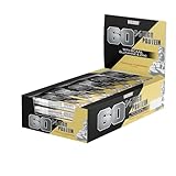 WEIDER 60% Proteinriegel, Eiweißriegel mit dem höchsten Proteingehalt auf dem Markt, High Protein Riegel mit Glutamin und BCAA für Muskelaufbau und Fitness, 24 Stück á 45g, Vanilla-Caramel