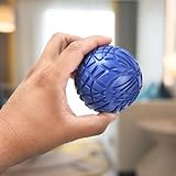 PowrX Faszienball - Massageball für den Rücken - Tiefengewebsmassage mit ergonomischer Form für verschiedene Ansatzpunkte bei verspannten Muskeln - Faszienball - Blau