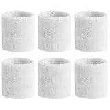 VIKY 6 Stück Schweißband Handgelenk,Fitness Schweissband,Jungen & Mädchen Schweißbänder Handgelenk,Absorbierende Schweißband Kinder, Baumwoll Schweißband Arm für Fußball,Basketball und Tennis Sport