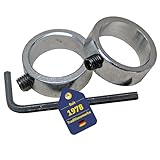 BEST SPORTING Stellring 30mm für Hantelscheiben, Sackkarre oder Bollerwagen I 2 Stellringe 30mm in Top-Qualität für Achse 30mm oder Edelstahlrohr 30mm I Klemmring I Klemmringe 30mm