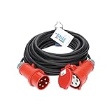 KALLE DAS KABEL CEE 400V Verlängerungskabel Starkstromkabel Kraftstromkabel Starkstromverlängerung Gummiverlängerung H07RN-F 5G2,5mm² 16A 5 Meter