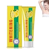 Aufhellungscreme, Whitening Cream, Bleaching Creme, Pigmentflecken Entferner, Hautaufhellende Creme für Dunkle Haut, Beine Hals Rücken Erfrischende Feuchtigkeitspflege, für Gesicht und Körper (1)