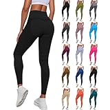 Coreex 3D Kompressionsleggins Damen LipöDem Cellulite Leggings Anti Cellulite Leggings Kompression Compression High Waist Push Up Hosen Lange Sporthose Yoga Fitnesshose (Schwarz, 5XL)