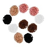 OSALADI 10 Stück Plüsch-kugel-anhänger Pompons Flauschige Ballverzierungen Kunstbommeln Für Hüte Poms Für Handwerk Party Fellbommel Filzkugeln Pom-pom-kugeln Kunstfell