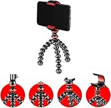 JOBY GorillaPod Starter Kit, Vielseitiges Flexibles Mini-Stativ mit Universeller Smartphone-Klemme, GoPro-Halterung, Taschenlampenhalterung, Schnellwechselplatte, Universell Kompatibel, FIFA WM-Spiele