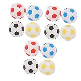 Milisten 12 Stück Tier Radiergummis für schreibtisch haustiere für klassenzimmer Kickertisch mit Beleuchtung Lebensmittel Radiergummis für