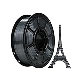 iBOSS PLA+ Seide Glänzend 3D Printer Filament 1,75 mm Seide PLA Plus 1,75 Dimension Accuracy +/- 0,02 mm, 1 kg Spule (2,2 kg) für FDM 3D-Drucker (Seide Eisen schwarz)