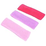AKOOSY 6 Stück Pack Atmungsaktive Sport Stirnbänder für Damen Elastische Schweißbänder mit Breiter Kante Weiches Saugfähiges Trainings Haarband für Yoga und Laufen