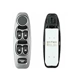 Autorücklichter Power für Master Fenster für Schalter Vorne Links 93570-25000 9357025000 93570-25020 für Hyundai für Accent 2001 2002 2003 2004 2005 auto Teile(Silver No Auto)