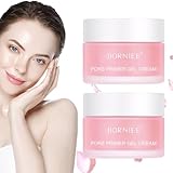 2 Stück Pore Primer Gel Cream,200g Pore Filling Gel Cream Invisible Pore Face Primer Make Up Base Gel Cream,Poren Gleichmäßiger Hautton Primer Gel Creme Geeignet für Viele Hautfarben