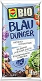 COMPO BIO Blaudünger – Bio-Dünger für alle Garten- und Balkonpflanzen – universal einsetzbar - für Blumen, Gemüse und Obst – 4 kg, blau