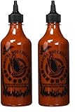 FLYING GOOSE Chilisauce, Sriracha 'BLACKOUT' - 1 x 455 ml (Packung mit 2)